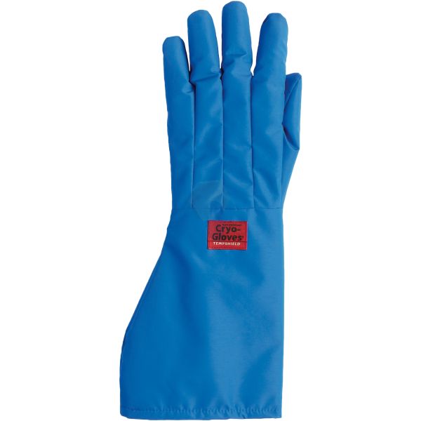 Tempshield Waterproof Cryo-Grip Gloves, Elbow, Medium (9), Blue